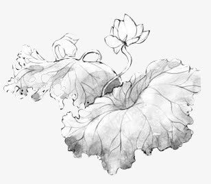 创意手绘水墨风格花卉png免抠素材_88icon https://88icon.com 创意 水墨 花卉 风格