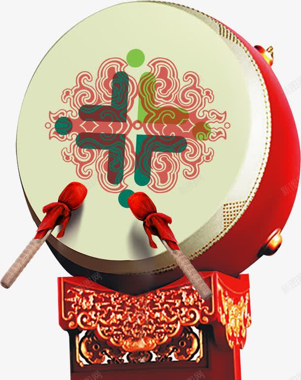古典花纹创意大鼓png免抠素材_88icon https://88icon.com 创意 古典 大鼓 花纹