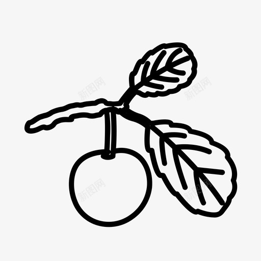 米拉贝尔水果米拉贝尔李子图标svg_88icon https://88icon.com 水果 米拉贝尔 米拉贝尔李子