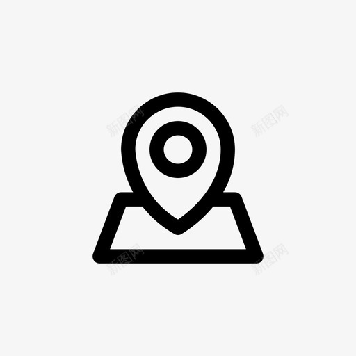 位置像素完美线条图标svg_88icon https://88icon.com 位置 像素完美线条
