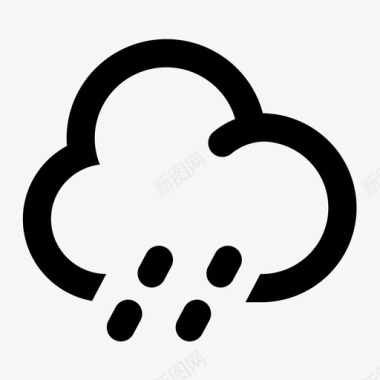 306天气_中雨图标icon 306天气_中雨图标