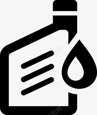 润滑油机油滤罐润滑油图标图标