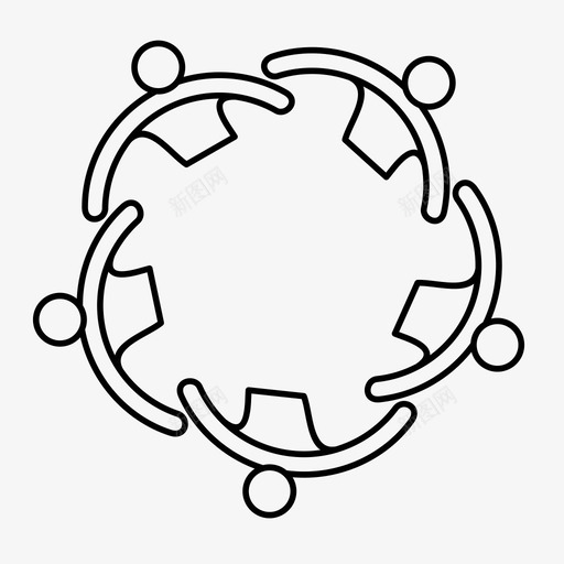 商务人士同事小组图标svg_88icon https://88icon.com 分享 同事 商务人士 小组