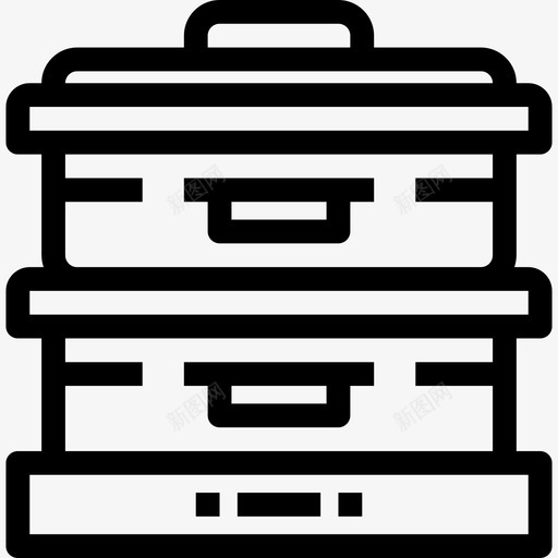 锅家具和家用直系图标svg_88icon https://88icon.com 家具和家用 直系 锅