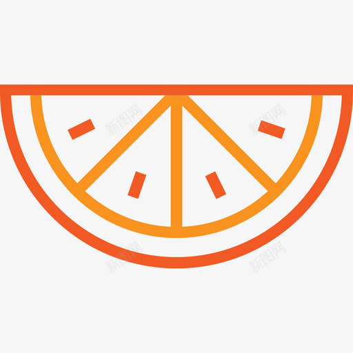 橘子食物夏日元素图标svg_88icon https://88icon.com 夏日元素 橘子 食物