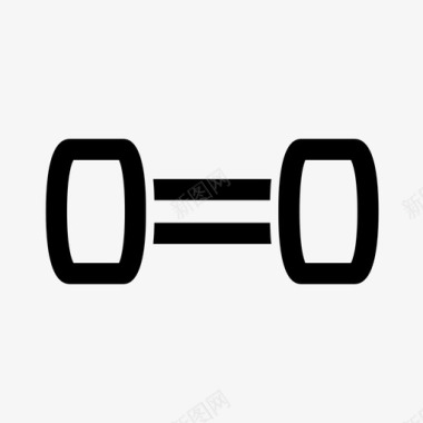 哑铃杠铃健美图标图标icon 哑铃杠铃健美图标图标