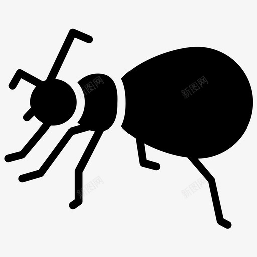 蚂蚁桃金娘昆虫图标svg_88icon https://88icon.com 无脊椎动物 昆虫 昆虫字形图标 桃金娘 热带昆虫 蚂蚁