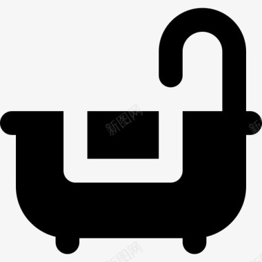 浴缸休息元素2填充图标图标icon 浴缸休息元素2填充图标图标