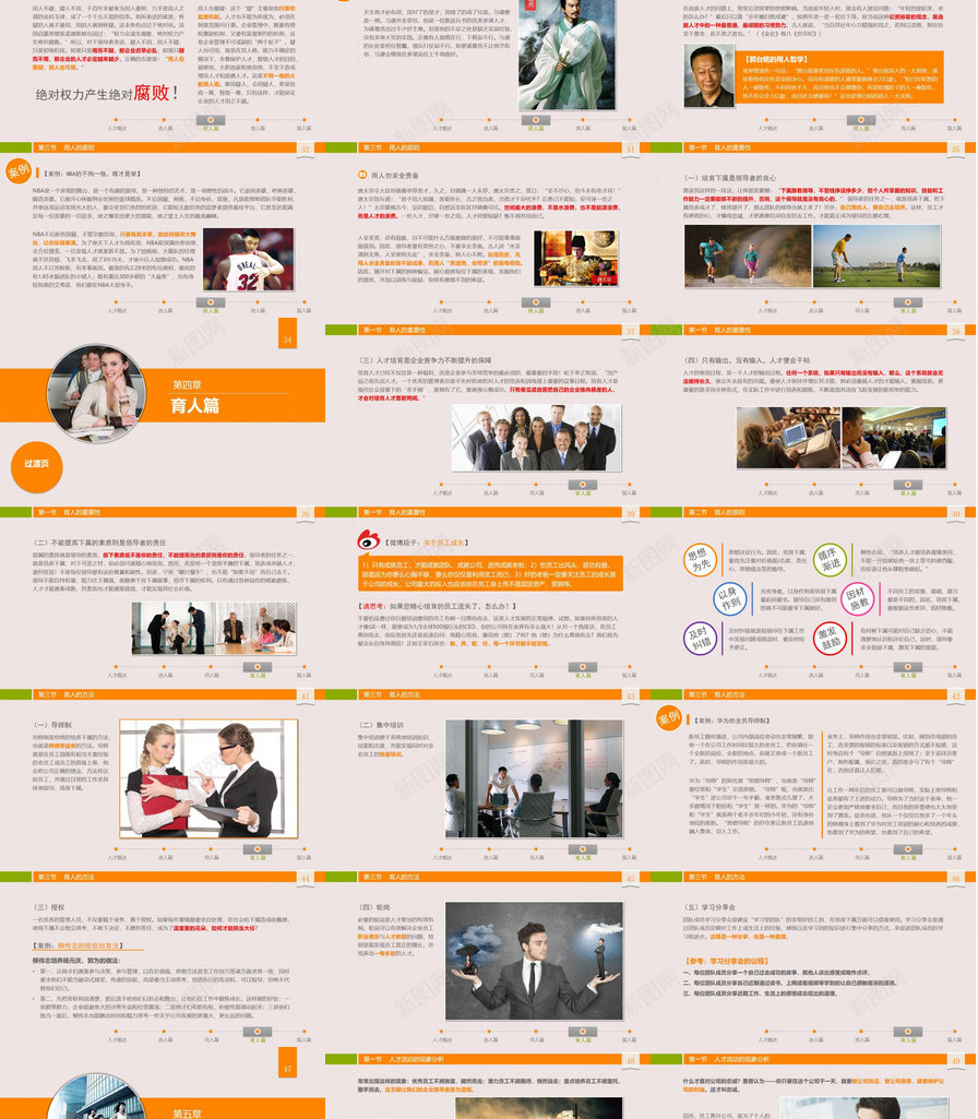 中层领导培训人才育留PPT模板_88icon https://88icon.com 中层 培训人才 育留 领导