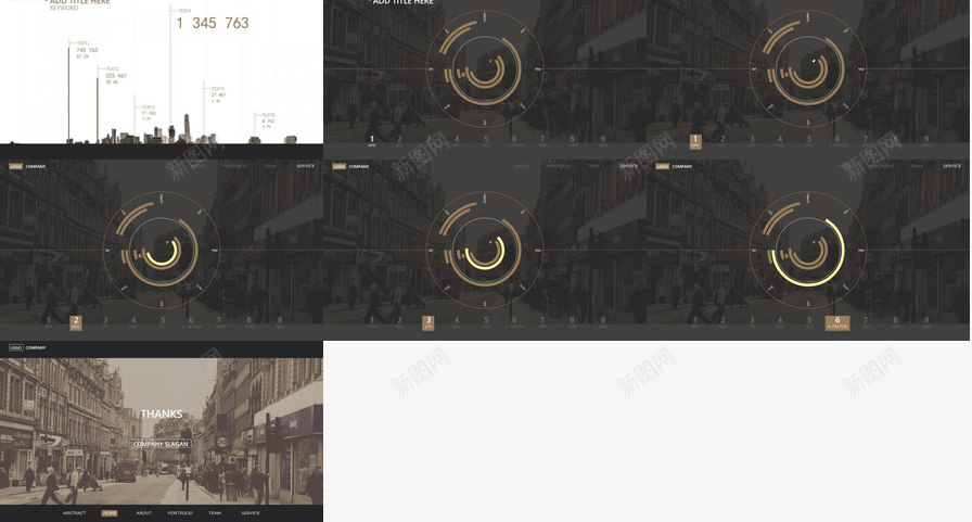 时尚欧美杂志网页风PPT模板_88icon https://88icon.com 时尚 杂志 欧美 网页