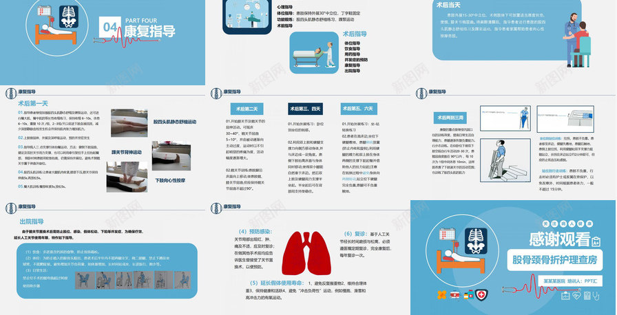 卡通简约风医学股骨颈骨折护理查房PPT模板_88icon https://88icon.com 医学 卡通 护理 查房 简约 股骨 颈骨 骨折