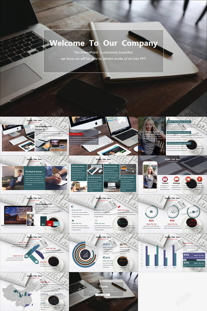 欧美商务暗色调大气工作汇报年终总结PPT模板_88icon https://88icon.com 商务 大气 工作 年终总结 暗色 欧美 汇报 色调