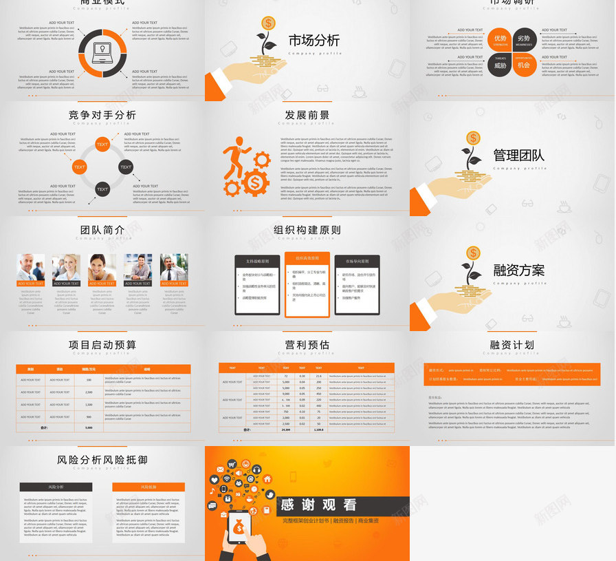公司创业项目计划书PPT模板_88icon https://88icon.com 公司 创业 计划书 项目