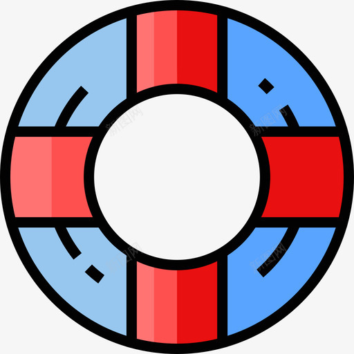 救生圈水手3线型颜色图标svg_88icon https://88icon.com 救生圈 水手3 线型颜色