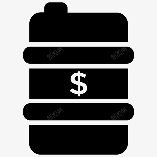 石油投资石油业务油桶图标svg_88icon https://88icon.com 油桶 石油业务 石油交易 石油投资 离岸投资 股票投资字形图标