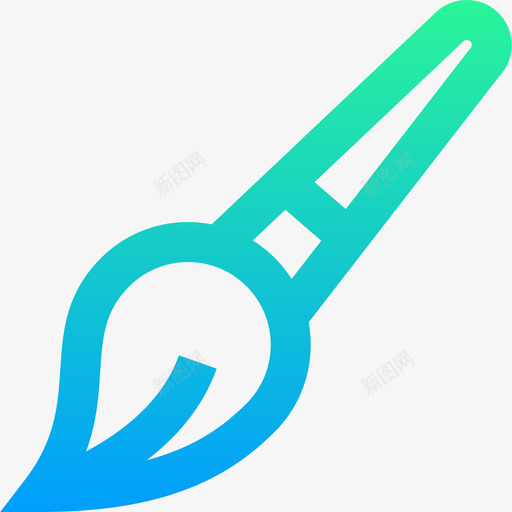 画笔编辑工具8渐变图标svg_88icon https://88icon.com 渐变 画笔 编辑工具8