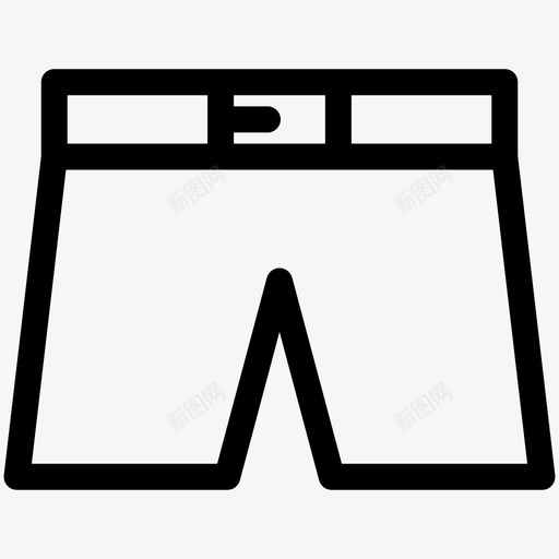 短款服装时尚和服装轮廓图标svg_88icon https://88icon.com 时尚和服装轮廓 服装 短款