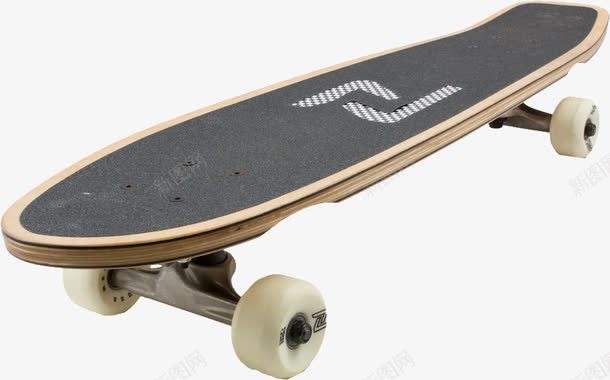 黑色滑板png免抠素材_88icon https://88icon.com Skateboard 产品实物 代步 白色滑轮 表演工具
