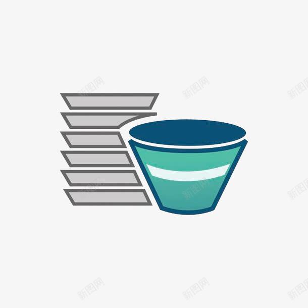 卡通碗碟子png免抠素材_88icon https://88icon.com 卡通 洗碗 碗 碟子