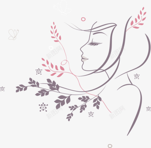 唯美的秋意人物绘画png免抠素材_88icon https://88icon.com 人物 卡通 唯美 女人 秋意 绘画