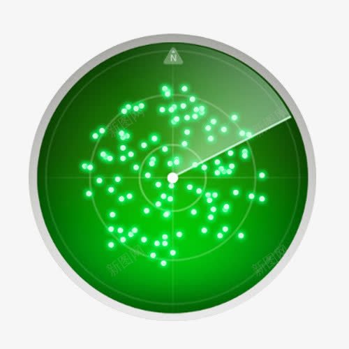绿色雷达png免抠素材_88icon https://88icon.com 扫描 绿色 雷达 雷达扫描