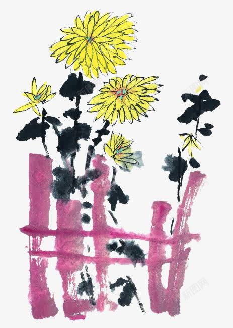 水彩装饰画png免抠素材_88icon https://88icon.com 水彩花 水彩装饰画 花