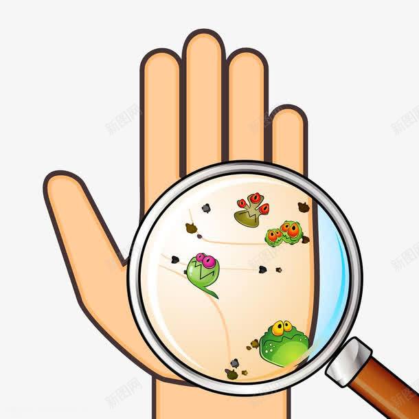 手掌上的细菌png免抠素材_88icon https://88icon.com 卡通手掌 手掌 手掌素材 手绘细菌 细菌 细菌素材