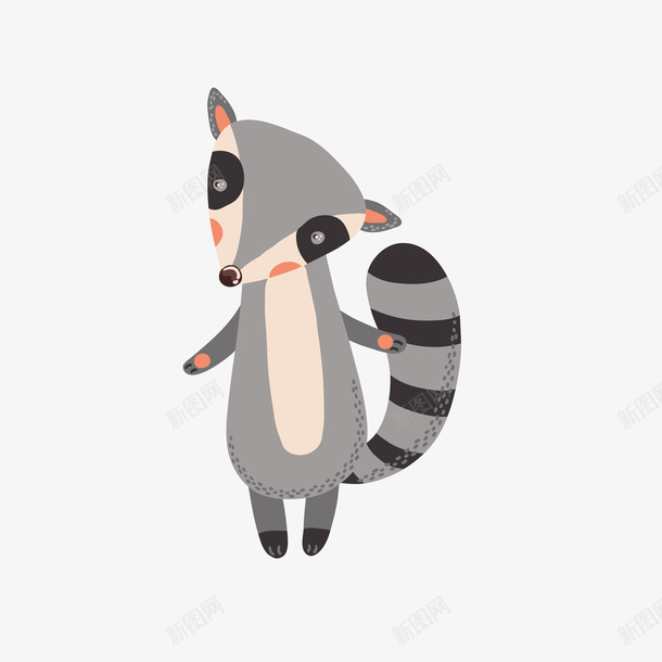 卡通可爱浣熊矢量图eps免抠素材_88icon https://88icon.com 卡通 卡通动物 卡通的 可爱 可爱动物 可爱的动物 浣熊 浣熊素描 矢量图