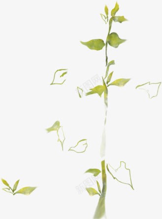 绿色树叶植物装饰美景png免抠素材_88icon https://88icon.com 树叶 植物 绿色 美景 装饰