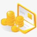 金融商务金币png免抠素材_88icon https://88icon.com 商务 金币 金融