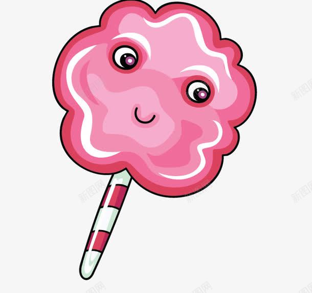 棒棒糖png免抠素材_88icon https://88icon.com 卡通 可爱 手绘 棉花糖 棒棒糖 笑脸棉花糖 表情