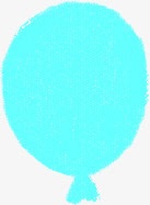 蓝色唯美气球手绘png免抠素材_88icon https://88icon.com 球手 蓝色
