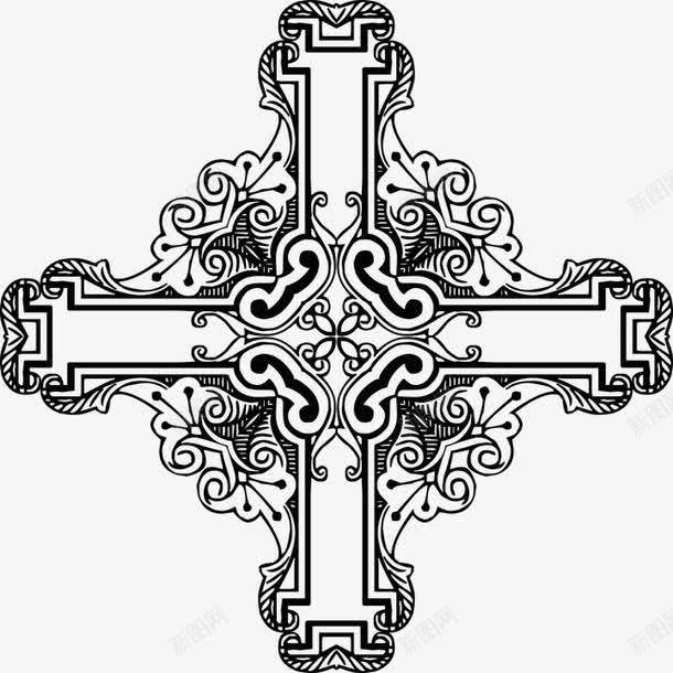 艺术十字架png免抠素材_88icon https://88icon.com 免费png 几何 十字架 抽象 耶稣 艺术 装饰
