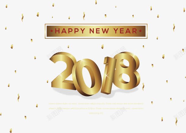 金色立体2018艺术字png免抠素材_88icon https://88icon.com 2018 2018艺术字 矢量png 艺术字 金色2018