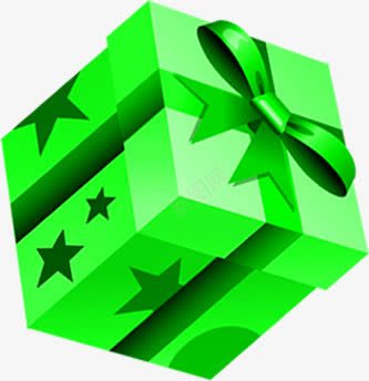 绿色礼盒礼物装饰png免抠素材_88icon https://88icon.com 图片 礼物 礼盒 绿色 装饰