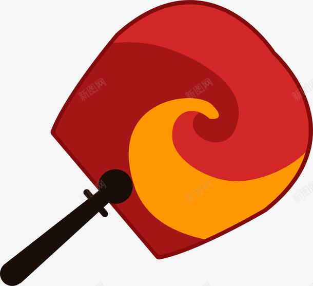 红色卡通扇子装饰图案png免抠素材_88icon https://88icon.com 免抠PNG 卡通 卡通樱花红色扇子 扇子 红色 装饰图案