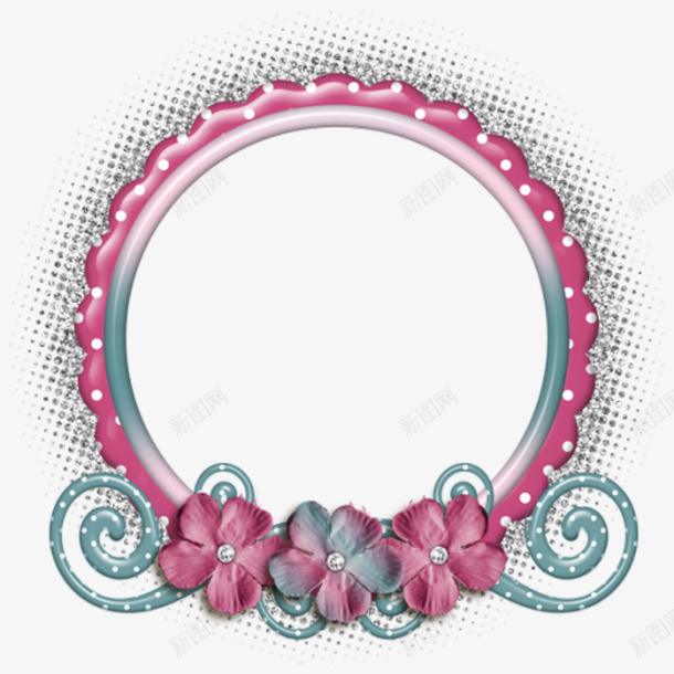 花草相框png免抠素材_88icon https://88icon.com 相框 花卉边框 花朵 边框