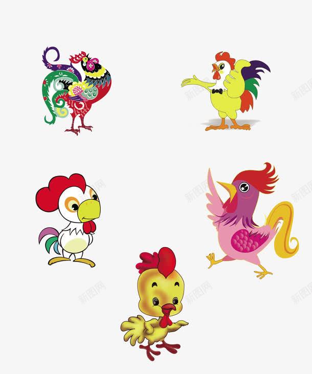 十二生肖鸡psd免抠素材_88icon https://88icon.com 2017 卡通鸡 手绘鸡 活动海报 鸡 鸡肉