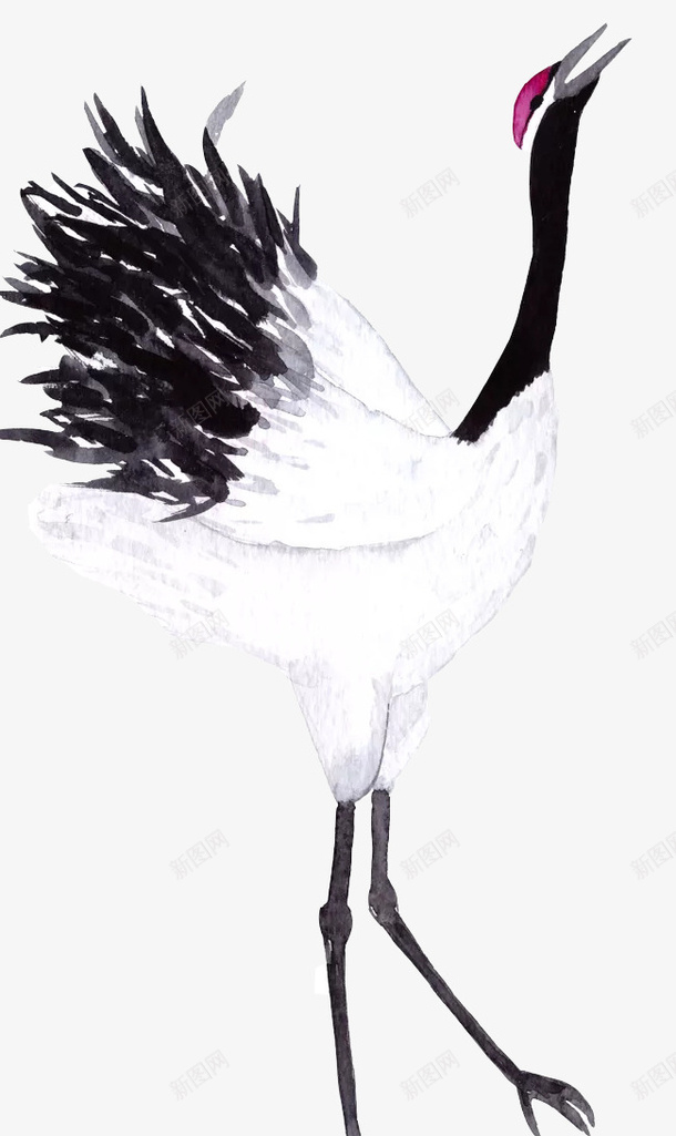 中国风仙鹤元素png免抠素材_88icon https://88icon.com 中国风 仙鹤 免扣 水墨