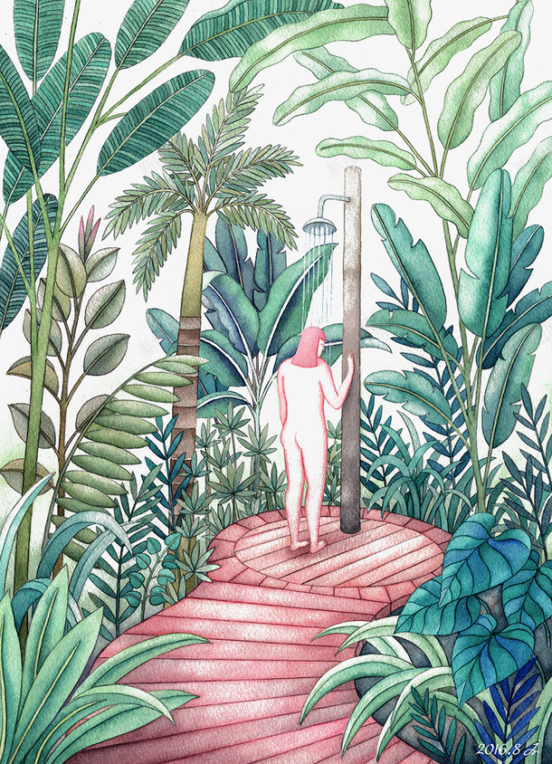 手绘植物背景图案png免抠素材_88icon https://88icon.com 创意花纹底纹 手绘植物 背景图案