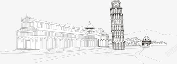 手绘世界著名建筑png免抠素材_88icon https://88icon.com 世界 建筑 手绘 著名