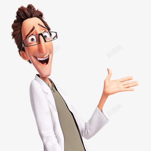 透明手绘博士png免抠素材_88icon https://88icon.com 博士 透明
