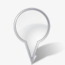 位置销附上地理信息系统png免抠素材_88icon https://88icon.com attach bulbgrey location pin 位置 销 附上