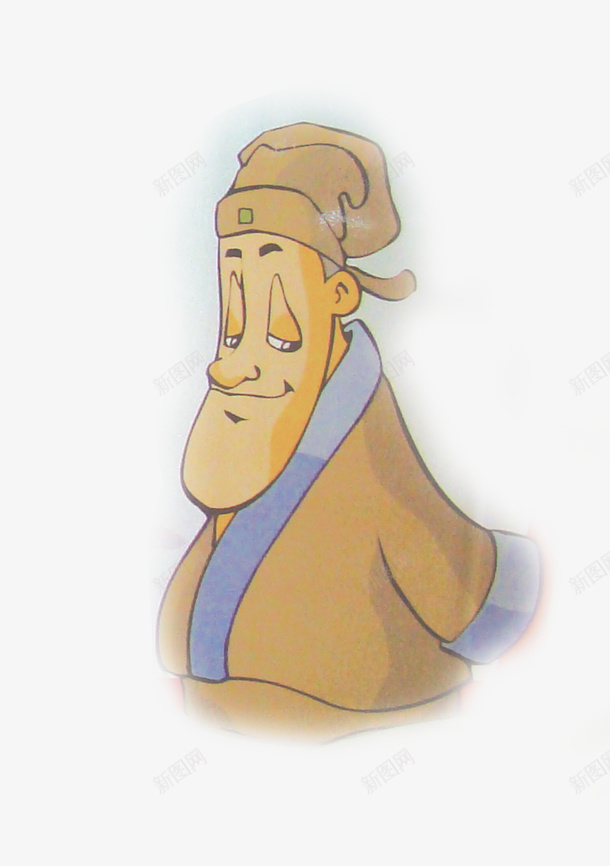 古代老人家psd免抠素材_88icon https://88icon.com 中国 傲慢 古代 老人