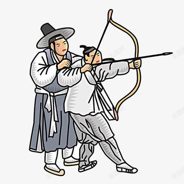 卡通古代射箭图png免抠素材_88icon https://88icon.com PNG 卡通 古代 射箭 教授