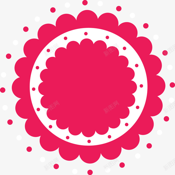 红色圆形花纹装饰矢量图ai免抠素材_88icon https://88icon.com 圆形 手绘 漂浮 红色 花纹 矢量图