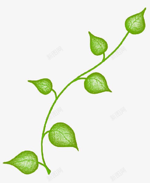 手绘绿色树叶背景png免抠素材_88icon https://88icon.com 手绘 树叶 绿色 背景