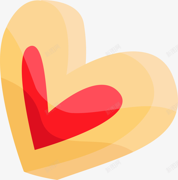 简约黄色爱心png免抠素材_88icon https://88icon.com 唯美爱心 小清新爱心 水彩 简约爱心 质感 黄色爱心