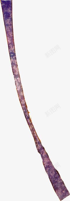紫色花朵彩带png免抠素材_88icon https://88icon.com 彩带 紫色 花朵