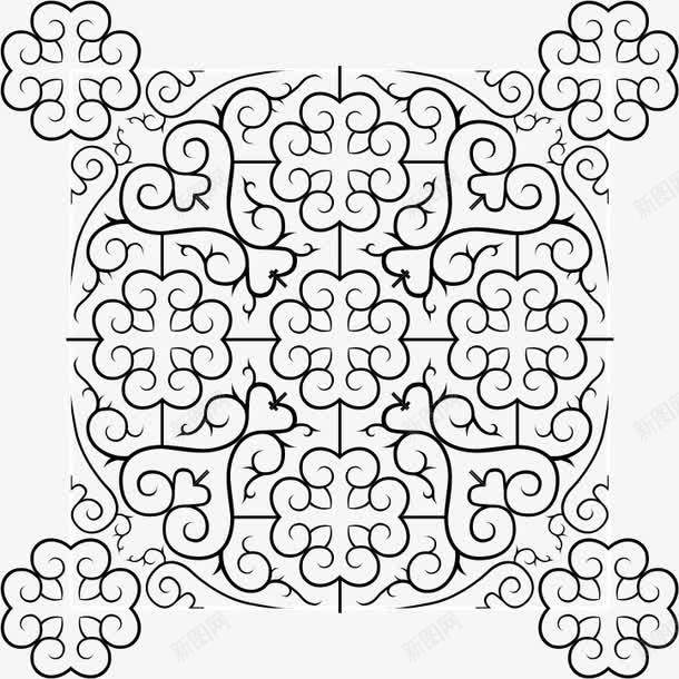 中国传统花纹png免抠素材_88icon https://88icon.com 底纹 时尚 花纹 花边 边框